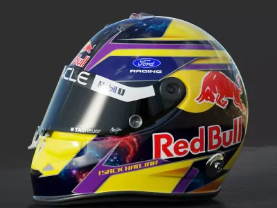 F1 Isack Hadjar Helmet 2026 3D model