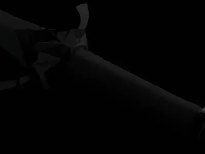 Basic Dark Sword - Game-Ready Free low-poly 3D model