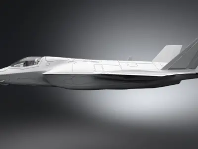 F35B Lightning II scale model 3D print model