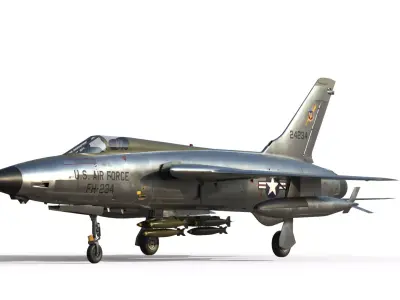 F-105 Thunderchief 3D model