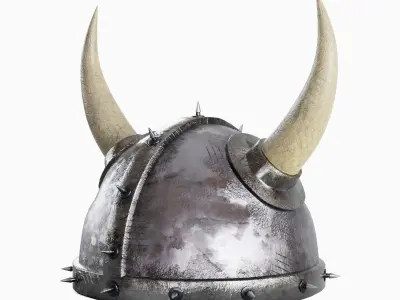 Viking Helmet B 01 3D model
