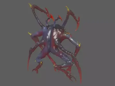 Creature 3D model 14