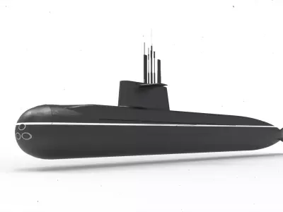 Amur Submarine 1650 3D model