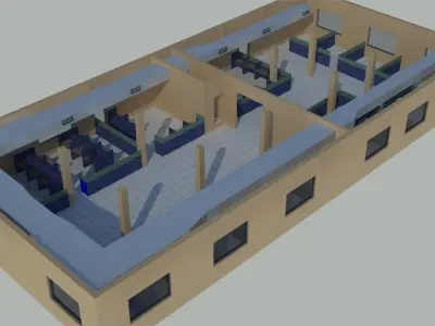 HVAC Ducting Design 01 3D model
