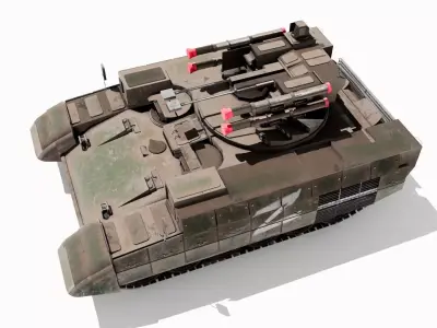 BMP-T Russian 3D model