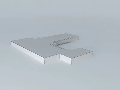 Platform part Free 3D model