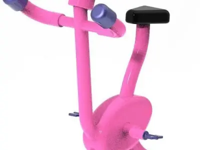 Gym Fitness Bike 3D print model