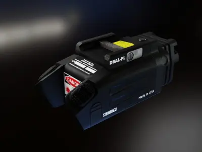 Steiner DBAL-PL laser pistol light Low-poly 3D model