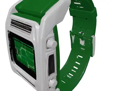 Retro SciFi Smartwatch 3D model