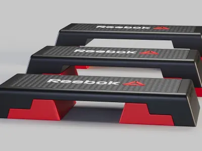Reebok Aerobic Step PBR Low-poly 3D model