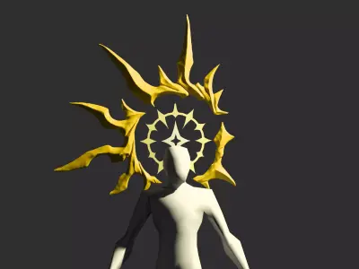 Honkai Star Rail Khaslana Halo Model 3D model