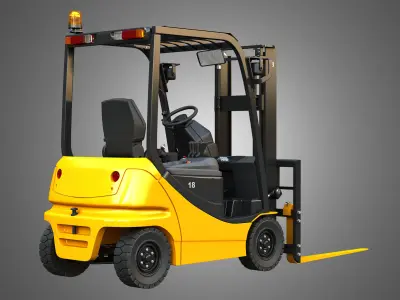 FH7080 - AE50 Forklifts  2 in 1 3D Model Pack