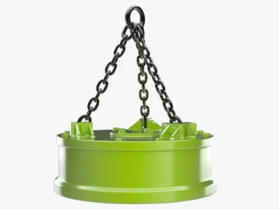Magnetic Crane 1 3D model