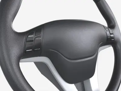 Steering Wheel 3D model by HQ3DMOD from CGTrader