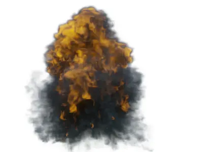 Explosion For War and Animation 2 3D model 3D model