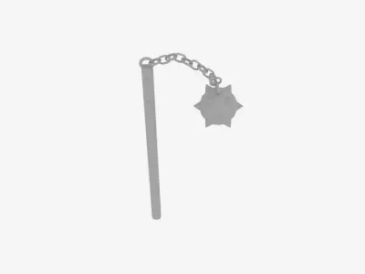 One Ball Flail  Low-poly 3D model