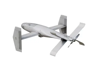 Merops Counter-Drone Low-poly 3D model