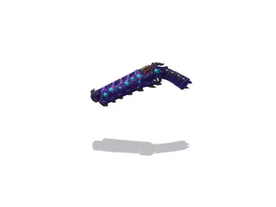 Infested Gun Low-poly 3D model