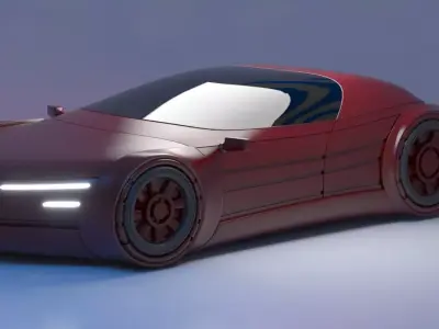 Future Car 25 3D model
