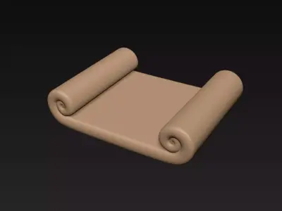 Paper Scroll 3D print model