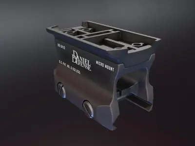 DD T1 Micro Mount Stand Low-poly 3D model