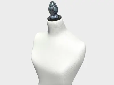 Shop mannequin Low-poly 3D model
