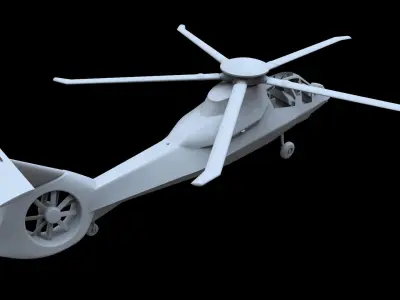 Boeing-Sikorsky RAH-66A Comanche Free low-poly 3D model