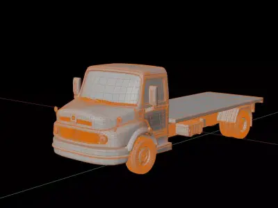 Mercedes-Benz LAK Cab Chassis 3D model