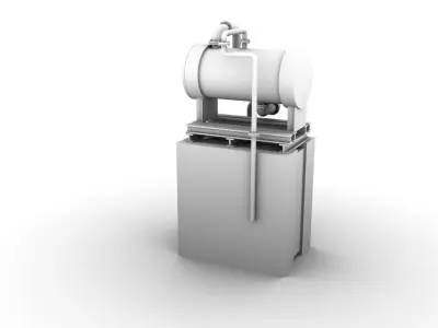Reactor steam boiler 3D model