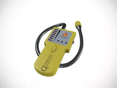 Portable Gas Detector 3D model
