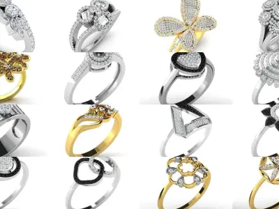 3DM 55 RING FILES 3D Model Pack