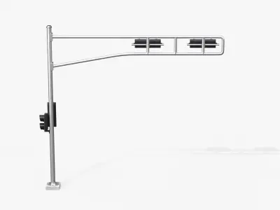 Traffic Light Assembly - Multi-Signal Head 3D model