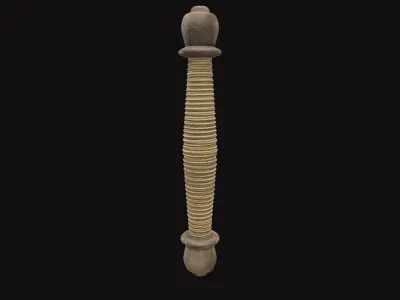 Medieval Spools of Thread V01 Low-poly 3D model
