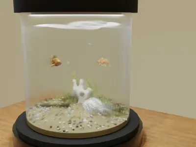 Fish Tank 3D model get