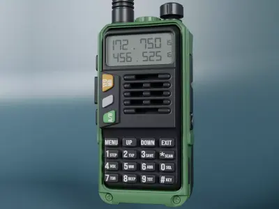 Walki Talki  Low-poly 3D model