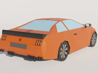 Low poly cars pack Free low-poly 3D model