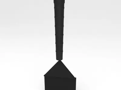 Garden hoe 3d model 3D model