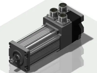 Servomotor WEG SWA40 - 6000RPM - 220-240V Free 3D model