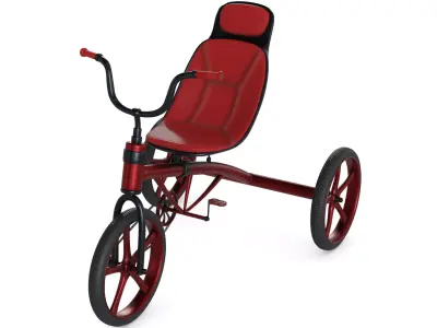 Recumbent Tricycle 3D model