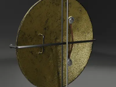A HISTORICAL KINGS SHIELD USED IN A BATTLE MODEL IN LOW-POLY Low-poly 3D model
