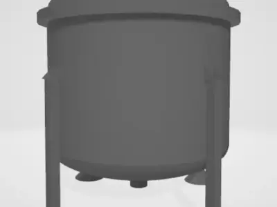 Reactor CSTR RATB Tank Free 3D model