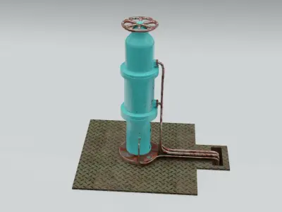 Industrial Valve 3D model purchase