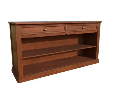 Le fabler Acquamarina bookcase Low-poly 3D model