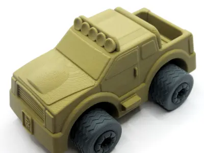 3D Printable Heavy Pick-UP - Supportless 3D print model purchase