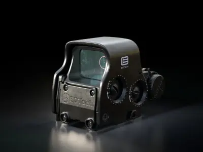 EOTech EXPS3-0 Low-poly Gameready 3D model Low-poly 3D model