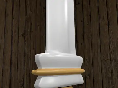 Sword Low-poly 3D model 35