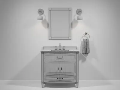 OVE Dacosti 36 Peeble Grey 3D model