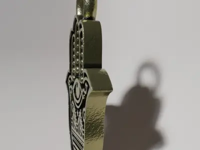 Fatima hand charm 3D print model