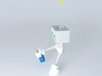 Robotic Scientist Free 3D model