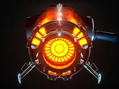 Gravity gun Free 3D model